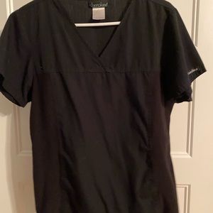 Cherokee medium black  scrub top